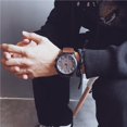 thumbnail image 4 of Reloj de hombre con esfera grande, movimiento de cuarzo, calendario, reloj minimalista, 4 of 6