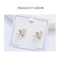 thumbnail image 4 of Bee Stud Earrings Honey Bees Studs Earrings Pushback Closure Earrings Bee Stud Earrings Honey Bees Studs Earrings Handmade Jewelry Pushback Closure Earrings Minimalist Fashionable, 4 of 8
