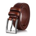 thumbnail image 1 of Marino’s Men Genuine Leather Dress Belt with Single Prong Buckle, 1 of 6