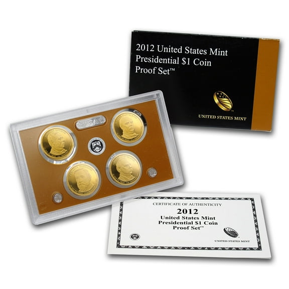 2012-S Presidential Dollar Proof Set