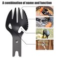 thumbnail image 3 of Multifunción Spork Cuchara De Acero Inoxidable Tenedor Abrelatas Para Acampar Cubiertos De Viaje 2 Piezas Kearding HA034813-00, 3 of 6