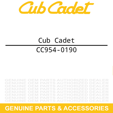 CUB CADET 954-0190 V Belt 1/2 X 39 Tiller Drive Chain 300212 6 GW-1917354