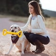 thumbnail image 3 of Juguete indestructible para perros, duradero, para la dentición de cachorros, hueso masticable seguro y duradero para perros grandes, juguetes interactivos para perros (amarillo), 3 of 5