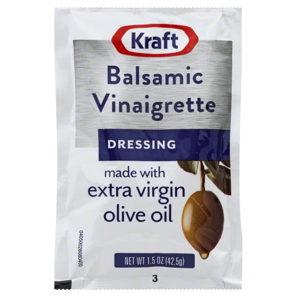 Kraft Balsamic Vinaigrette Dressing , 1.5Ounce Single Serve Packages