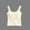 White, variant on ZGRBOU Womens Built in Bra Tank Tops Cotton Sleeveless Button Henley Shirts Summer Casual Round Neck Slim Fit Basic Crop Cami