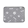 thumbnail image 4 of Lapnalleb Washable Pee Pad For Dogs,Reusable Non-Slip Heavy Absorbency 24”x18”,Waterproof Puppy Potty Training Pads,2 Pack, Gray, S, Machine Wash, Leakproof, Crate Floor Sofa, Whelp Pad, 4 of 8