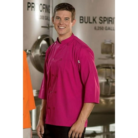 0975-6803 Epic .75 Slv Chef Shirt Berry Md