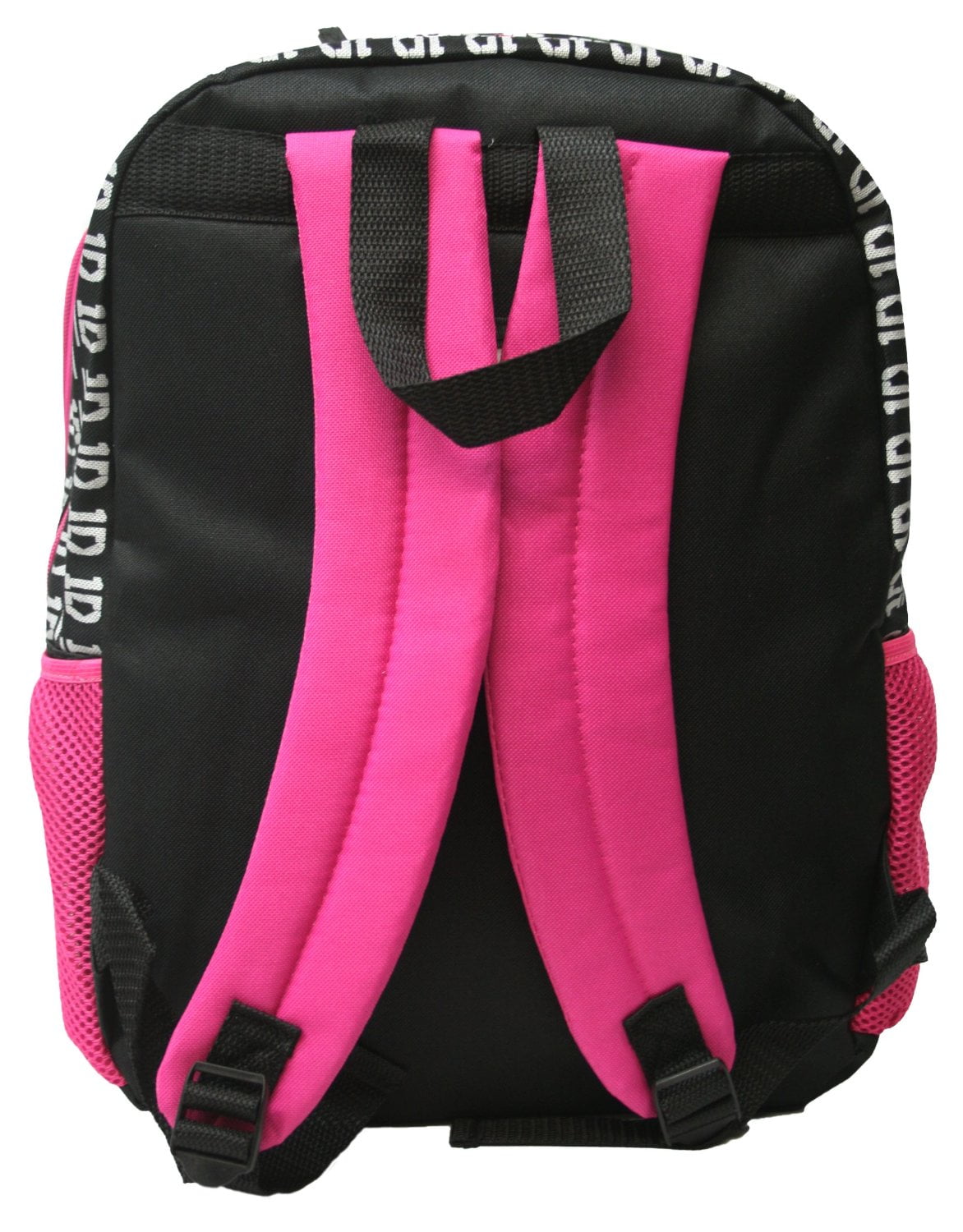 Backpack - - 1D Pink/Purple/Black Large School Bag New 026334