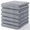 Grey, variant on Simmore Premium Cotton Kitchen Towels, Super Soft Absorbent Dish Towels for Kitchen, Flat and Terry Dish Cloths Washing Dishes, 6-Piece Set, 18x28 Inches, Grey