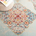 thumbnail image 6 of SAFAVIEH Monaco Alfreda Oriental Area Rug, Ivory/Turquoise, 6'7" x 6'7" Round, 6 of 8