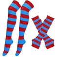 thumbnail image 3 of Bas Rayés pour Femmes, Chaussettes Hautes, Chaussettes d'Halloween, 3 of 3