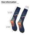 thumbnail image 2 of Naloa Starry Sky Cloud Puppy Thigh High Socks Extra Long Stretchy Sock Women Over Knee High Opaque Stocking Daily Wear, 2 of 6
