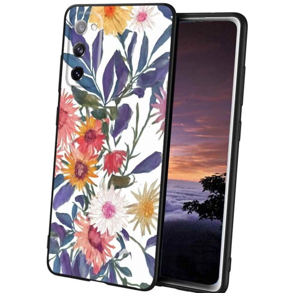 Flowers-352 Phone Case, Degined for Samsung Galaxy S20 FE Case Men Women, Flexible Silicone Shockproof Case for Samsung Galaxy S20 FE