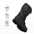 thumbnail image 5 of Nortiv8 Mens Winter Snow Boots Outdoor Hiking Boots Warm Lightweight Tall Boots Waterproof Work Boots Shoes Quebec-M BLUE/BLACK Size 12, 5 of 7