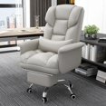 thumbnail image 2 of Modern Simple Boss Office Chairs Computer Backrest Ergonomics Sofa Office Chairs Comfortable Armchair Sillon Oficina Furniture My Lux Decor Round, 2 of 26