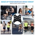 thumbnail image 3 of Weighted Vest 25 Lb Weight Vest for Woman Men Sport Weighted Vest with Reflective Stripe Adjustable Buckle Straps Mesh Pocket for Strength Training Running, 3 of 7