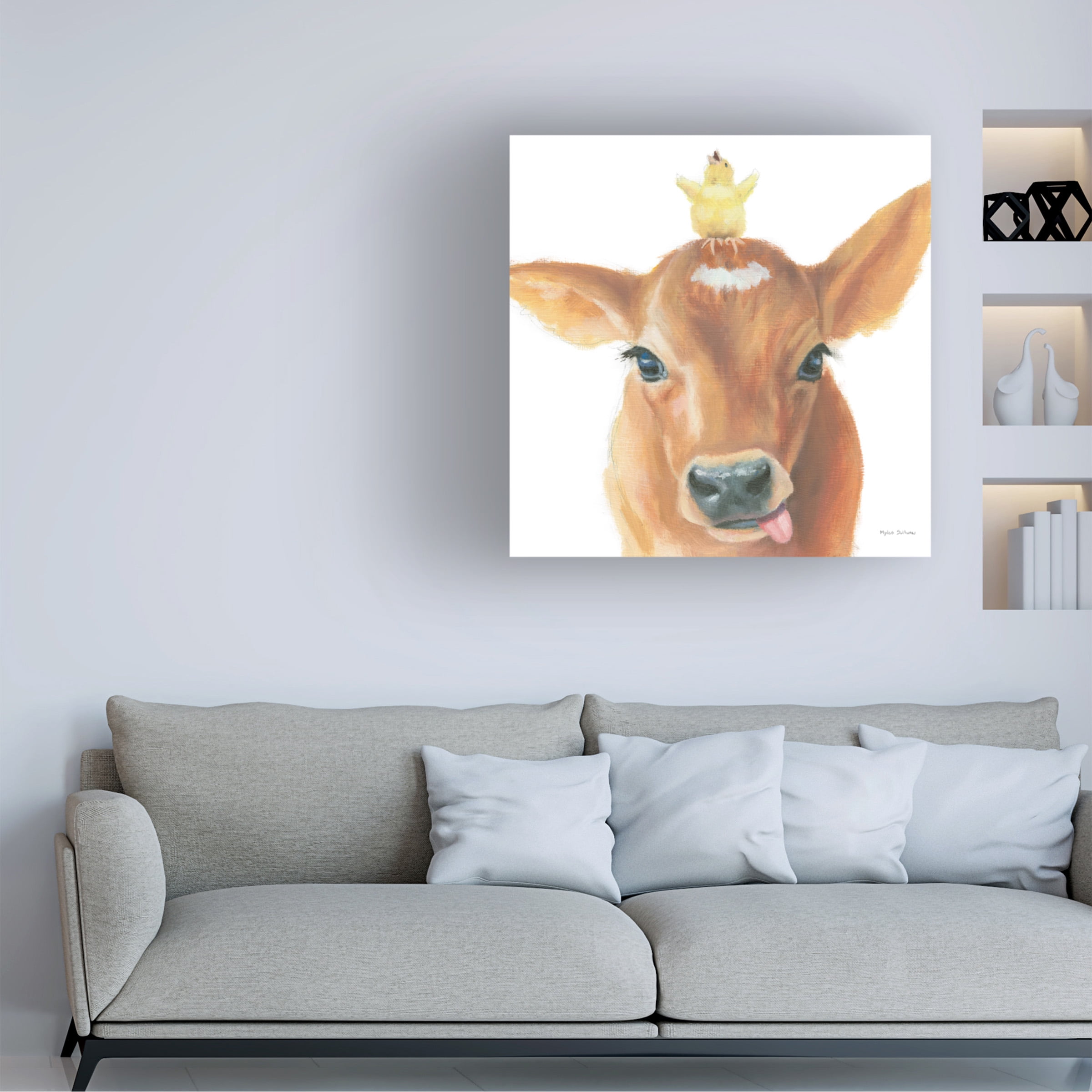 Myles Sullivan 'Farm Friends III' Canvas Art