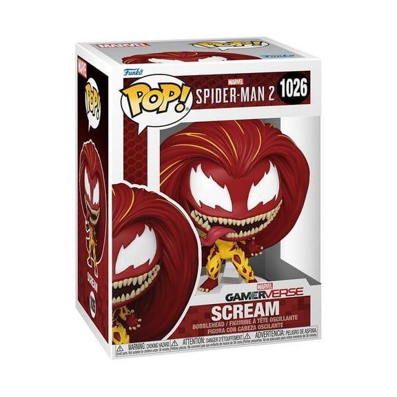 Scream Funko Pop! Marvel Spider-Man 2 Gamer Verse - Collectible Bobblehead Figure #1026 with Box