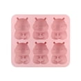 thumbnail image 6 of 6-Cavity Bear Shaped Silicone Ice Cube Tray Novelty Animal Ice Mold Easy Release Food Baking Pan for Dessert Cake Baking Home Bar Parties Drink Enthusiasts, 6 of 7