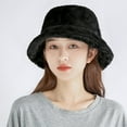 thumbnail image 4 of Fisherman Cap Attractive Fluffy Solid Color Cold Resistant Thickened Plush Fisherman Hat for Unisex, 4 of 10