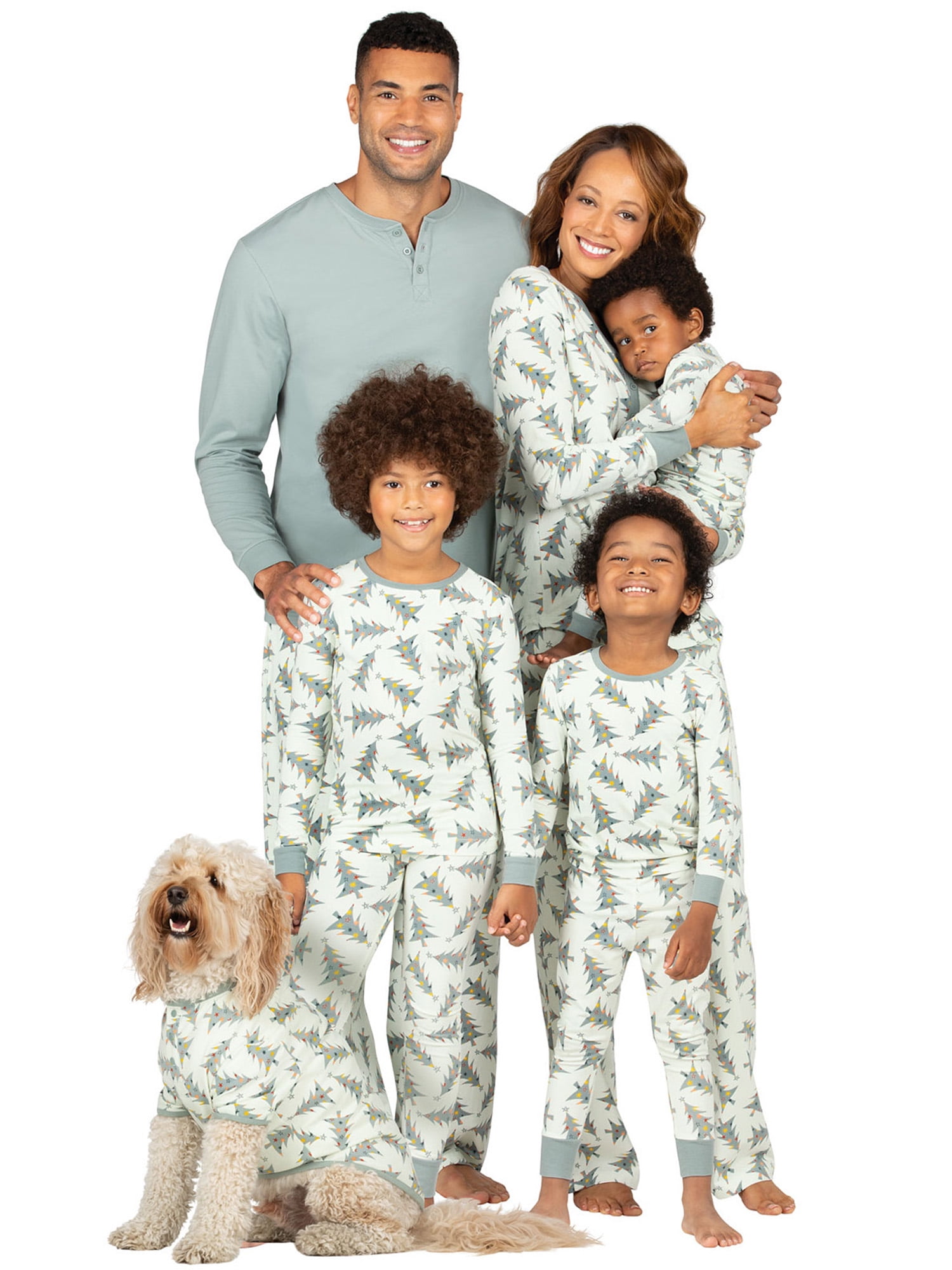 Ma&Baby Family Pajamas Set Matching Xmas Christmas tree Pjs Nightwear ...