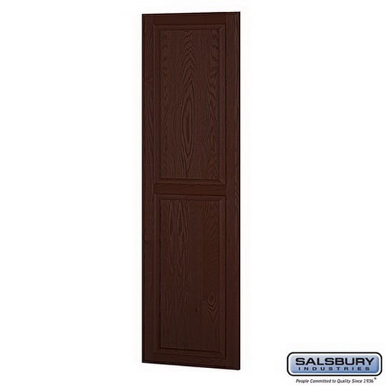Salsbury Industries 11137DRK Side Panel - for 24 Inch Deep Solid Oak Executive Wood Locker - Dark