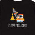 thumbnail image 4 of Inktastic Little Brother Construction Truck Boys Boys Long Sleeve Toddler T-Shirt, 4 of 5