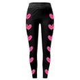 thumbnail image 4 of MKLEKYY Leggings push up para mujer, con estampado floral, de cintura alta, para yoga y fitness, pantalones deportivos de realce 2, 4 of 4
