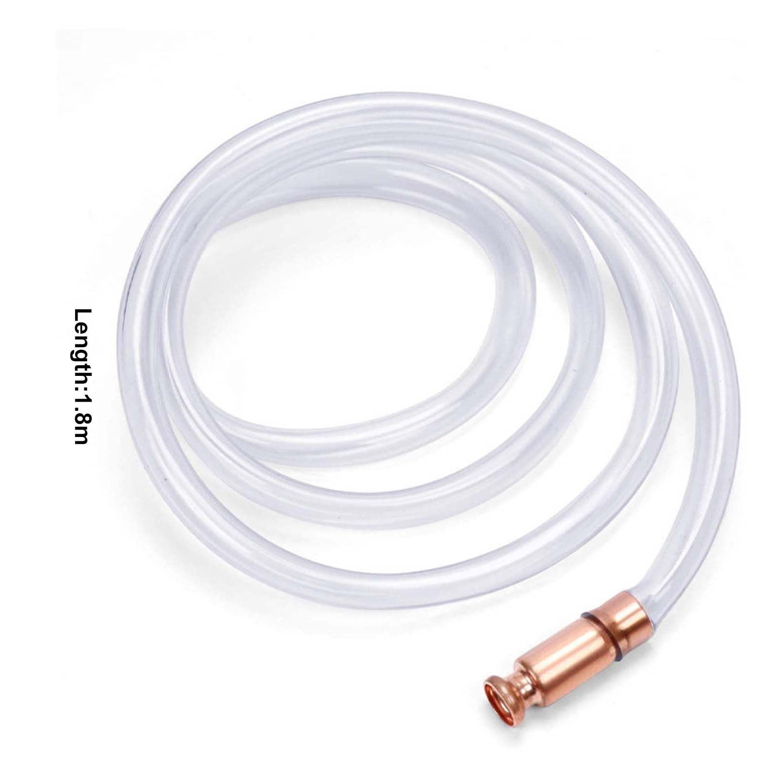3 Set of Portable Manual Pump Copper Siphon Pumping Oil Pipe Manual Oil Pump Oil Delivery Pipe PVC Pipe