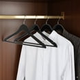 thumbnail image 4 of 30 Ganchos para Ropa de Madera. Gancho Giratorio 360°, Calidad Premium, Ganchos para Pantalones, Abrigos y Ropa Pesada. Resistentes, Elegantes y Duraderos, 4 of 6