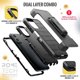 thumbnail image 2 of Rome Tech Funda con Soporte para Moto G Power 5G, Color Negro y Azul, 2 of 10