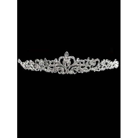 Princess Crown Socks - Rhinestone Crystal Wedding Crown, Pageant Princess Tiara, Bridal Headband