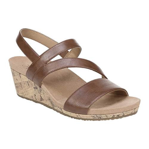 lifestride milly women's wedge sandals