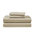 thumbnail image 3 of Casa Platino Juego de Sábanas Cal King – 100% Egyptian Cotton, 1000 Hilos, Suavidad Estilo Hotel Diario con Acabado de Satén, Bolsillo Profundo de 15” – Lino, 3 of 7