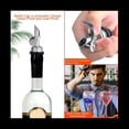 thumbnail image 2 of 12 Vertedores de de Licor de Acero Inoxidable, Boquilla de con Tapa AutomáTica para Alcohol para Aproximadamente 3/4 Pulgadas de Boca de Botella Plateada, 2 of 5