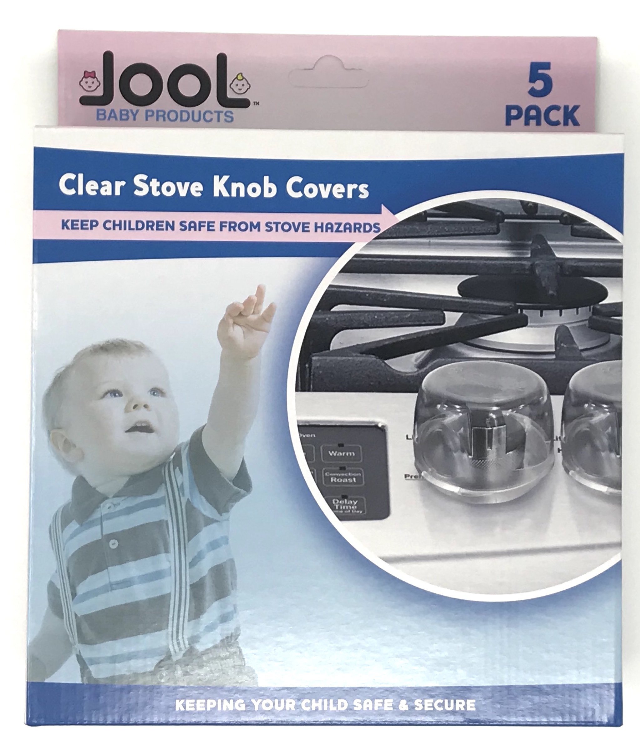 Jool Baby Stove Knob Covers Clear 5 Pack photo 3