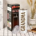 thumbnail image 6 of Water Tumbler for Grandma, Mother''s Day Gifts for Grandmother from Grandchildren, Granddaughter, Grandson, Funny Birthday Christmas Presents, 20 oz Insulated Leopard Tumbler Cup with Lid Straw Brush, 6 of 6