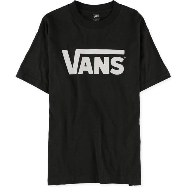 Vans Classic Logo Camiseta gráfica para hombre, gris, grande Vans Camiseta gráfica