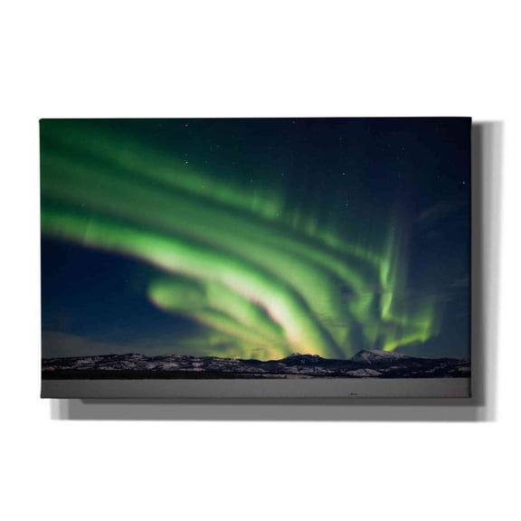 Epic Graffiti 'Dancing Northern Lights' by Epic Portfolio, Giclee Canvas Wall Art, 40"x26"