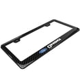 thumbnail image 3 of Ford F-150 New Black Real 3K Carbon Fiber Finish ABS Plastic License Plate Frame, 3 of 8