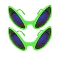 thumbnail image 1 of 2 gafas divertidas con forma de ET, gafas de baile, gafas de sol de maquillaje, accesorio de disfraz de alienígena para espectáculo de disfraces, 1 of 4