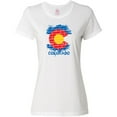 thumbnail image 3 of Inktastic Graffiti Colorado State Flag Women's T-Shirt, 3 of 5
