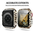 thumbnail image 5 of 12 Pack Case with Tempered Glass Screen Protector for Apple Watch 44mm Series 6/SE/Series 5/Series 4, Full Matte Leopard Cow Pattern PC Cover for Iwatch 44mm Accessories (12 Colors, 44mm), 5 of 5