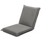 thumbnail image 2 of Costway Silla a Ras de Suelo Sillón Reclinable Acolchado Regulable con Soporte Espalda Ideal para Leer Meditar Gris 98 x 47 x 7,5 cm, 2 of 10