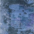 thumbnail image 1 of Ahgly Company Machine Washable Indoor Square Industrial Modern CornflowerBlue Area Rugs, 5' Square, 1 of 7