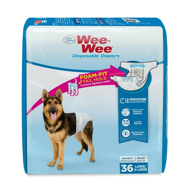 Walmart store dog diapers