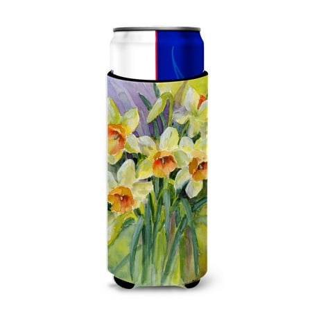 

Carolines Treasures BMBO0880MUK Daffodils by Maureen Bonfield Ultra Beverage Insulators for slim cans Slim Can