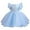 Sky Blue, variant on KAOOCXU Children Girls Dress Birthday Party Fluffy Dresses Relaxed Fit Soft Kawaii Sundress