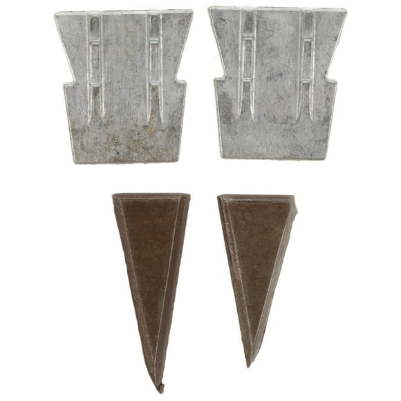 WORGEOUS Cuñas de hacha de repuesto, mangos de hacha, cuñas en forma de cono, suministros, 4 Uds.