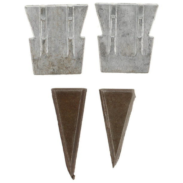 WORGEOUS Cuñas de hacha de repuesto, mangos de hacha, cuñas en forma de cono, suministros, 4 Uds.